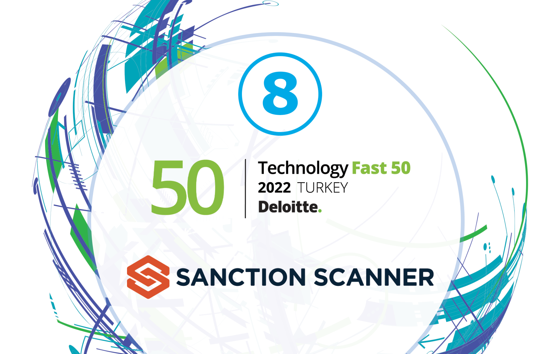 Sanction Scanner Ranked 8th in Deloitte Fast50