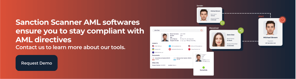 Sanction Scanner AML softwares ensure you to stay compliant with AML directives