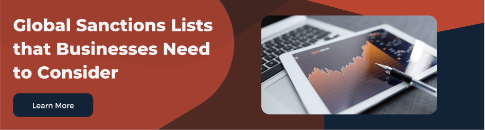 global sanctions lists that businesses need to consider